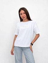 Футболка Fsn 6571 white - делук