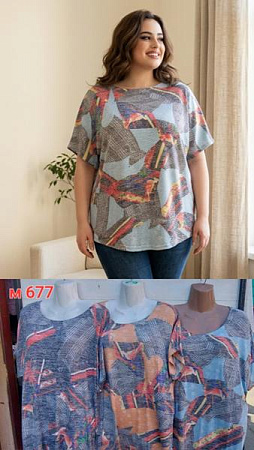 Футболка Sport Style M677-0 mix - делук