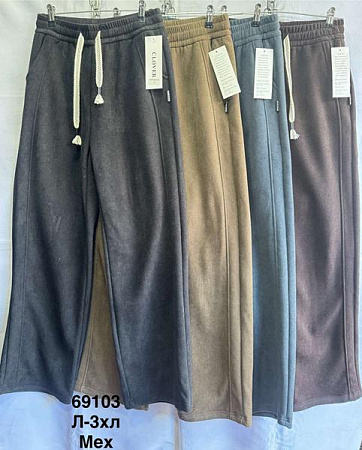 Штаны Спорт Minh 69103 beige - делук