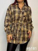 Рубашка Kosta 6181 brown - делук