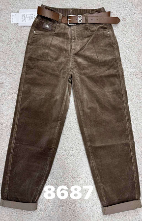 Штаны Divo 8687 beige - делук