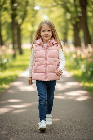 Жилетка Delfinka W27 pink - делук