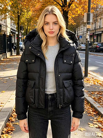 Куртка Jacket B2605 black - делук