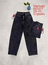 Джинсы Vanver B82077 black - делук