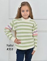 Свитер Yalisi 353 green - делук