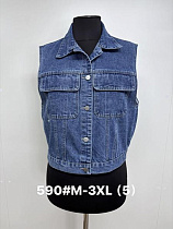 Жилетка Jacket 590 blue - делук