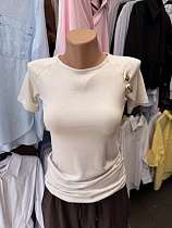 Футболка New Season F003 beige - делук