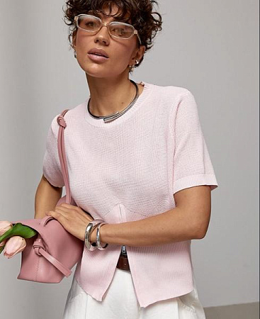 Футболка Lora LR1311 pink - делук