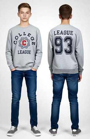 Свитер Dino DN158 l.grey - делук