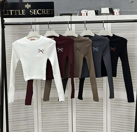 Топ Little Secret 7802 khaki - делук