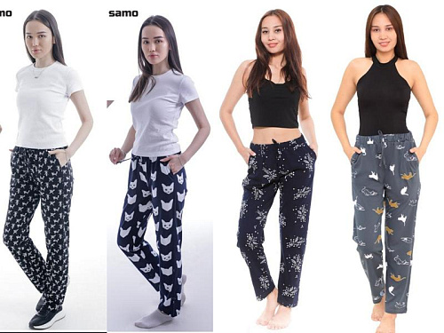 Штаны Imlion 4452-2 black-white - делук