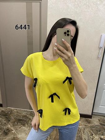Футболка Fsn 6442 yellow - делук