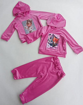 Костюм Спорт Meloria ML964 pink girl - делук