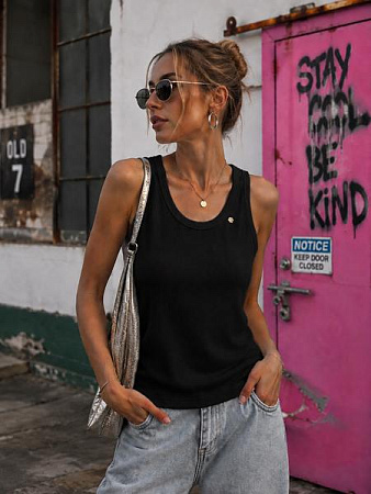 Майка New Season MM1702 black - делук