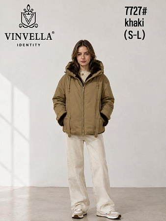 Куртка Immei 7727 beige - делук