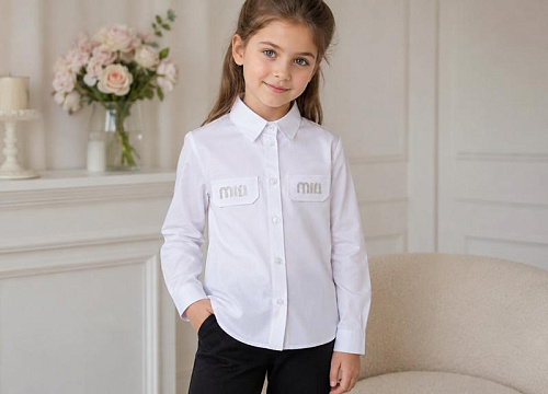 Рубашка Moda School 8606 white - делук