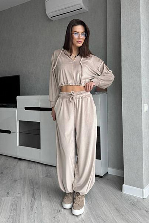 Костюм Спорт Arina 2498 beige - делук