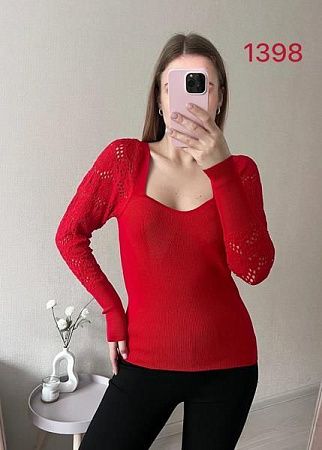 Свитер Fsn 1398 red - делук