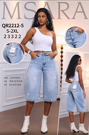 Бриджи Jeans Club QR2212-5 l.blue - делук