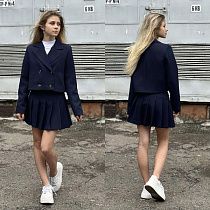 Костюм Karolina KR199 navy - делук