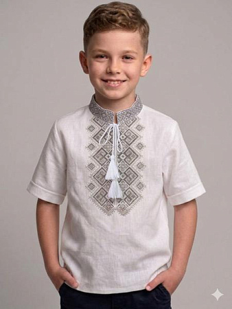 Вышиванка Limerense DD234 white - делук