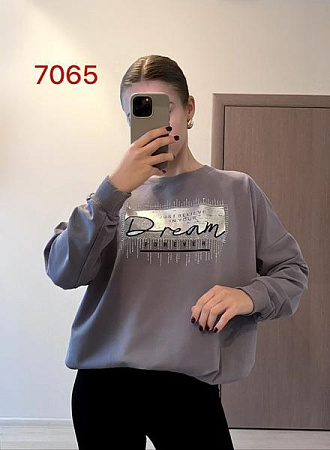 Свитер Fsn 7065 grey - делук