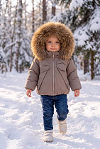 Куртка Delfinka RT13 beige - делук