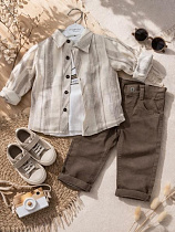 Костюм Major 6075 beige-brown - делук