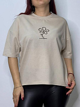 Футболка Kosta A108 beige - делук