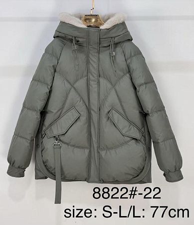 Куртка Immei 8822-22 grey - делук