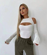 Боди Arina 1437 white - делук