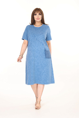 Платье Alberk 4085 l.blue - делук