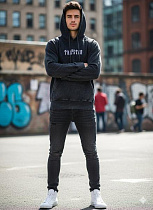 Худи Moranny MR422 black - делук