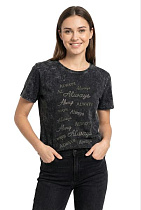 Футболка Fsn 2808 black - делук