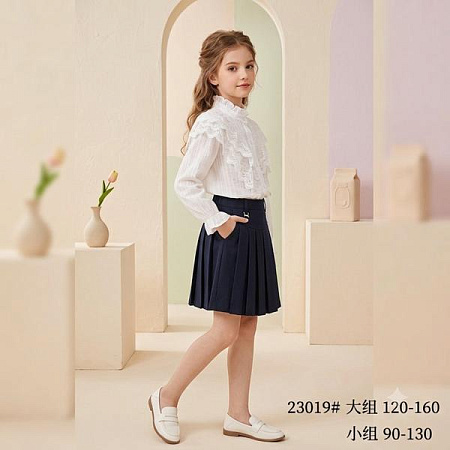 Блузка Фунтик 23019 white - делук