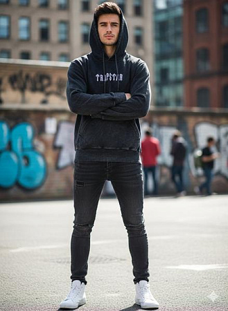 Худи Moranny MR422 black - делук