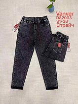 Джинсы Vanver D82033 black - делук