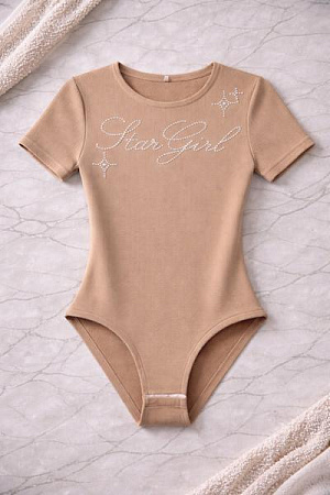 Боди Karolina KR553 beige - делук