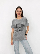 Футболка Fsn 2810 grey - делук