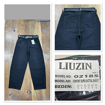 Джинсы Maxim Jeans 02185-1 black - делук