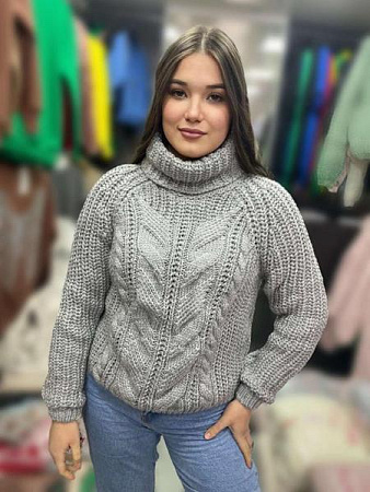 Свитер Julia JL436 grey - делук