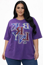 Футболка Elena&Vika 25103 purple - делук