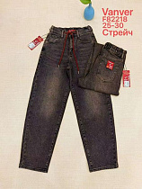 Джинсы Vanver F82218 brown - делук