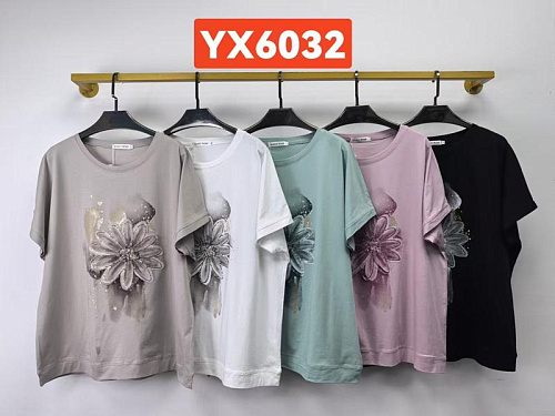 Футболка Saint Wish YX6032 mix - делук