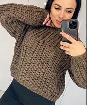 Свитер Lora LR872 l.brown - делук