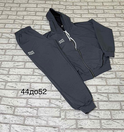 Костюм Спорт Tran TR1359 grey - делук