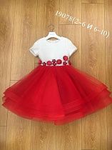 Платье AA822 red - делук