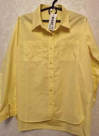 Рубашка Base A3022 yellow - делук