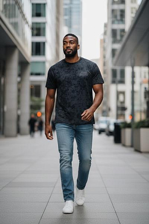 Футболка 2Bro 26027 black - делук