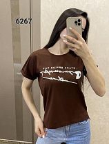 Футболка Fsn 6267 brown - делук